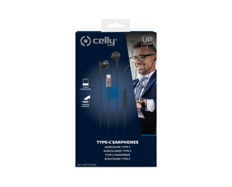 Celly Earbuds Stereo USB-C black