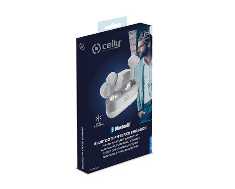 Celly Slim1 Blueto Earphones White, Image 4