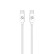 Celly USB-C > USB-C Cotton Braided Cable 1.5 meters White
