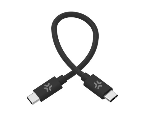 Celly USB-C > USB-C Cotton Braided Cable 30cm