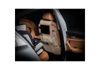 Universal Car Seat Organizer - Beige PVC Leather