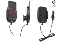 Apple iPhone 11 Pro Qi wireless Active adjustable holder with 12V USB plug