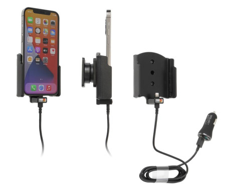 Apple iPhone 12 / 12 Pro Active holder with 12V USB sig-plug