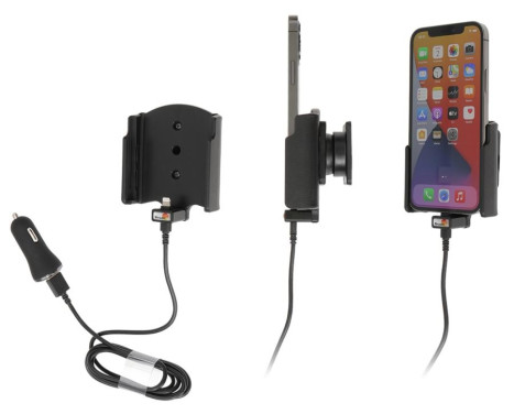 Apple iPhone 12 / 12 Pro Active holder with 12V USB sig-plug, Image 9