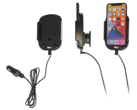 Apple iPhone 12 Mini Qi Wireless Active Adjustable Holder with 12V USB Plug, Image 5