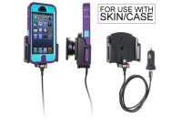 Apple iPhone 5 / 5S / SE Active adjustable holder with 12V USB plug