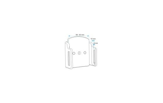 Apple iPhone 5 / SE Passive adjustable holder with swivel mount. With cover, Image 6