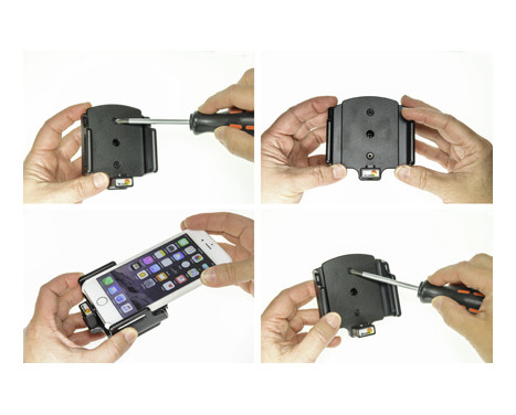 Apple iPhone 6 Passive adjustable holder. Original Apple lightning to USB cable / slim (with skin), Image 3