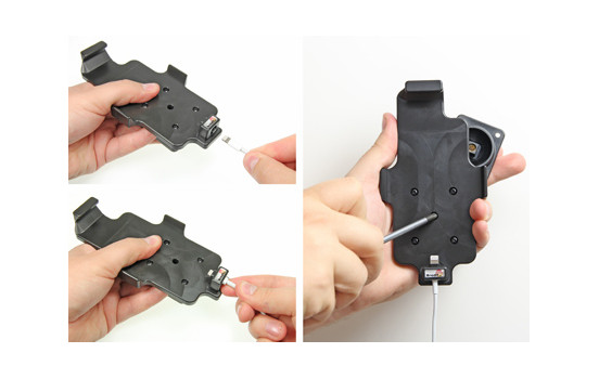 Apple iPhone 6 Passive holder. Original Apple cable / with skin, Image 5