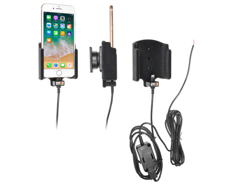 Apple iPhone 8 Active Holder with Fixed Power Supply (Upholstered)