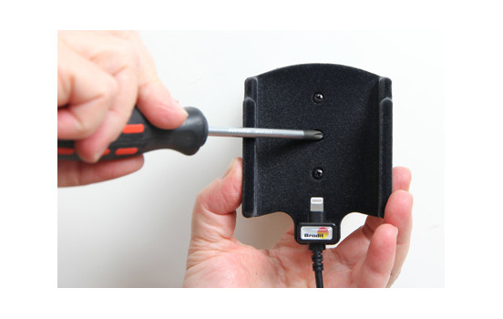 Apple iPhone 8 / SE 2nd Generation 2020 Active holder with 12V USB plug (Upholstered), Image 5