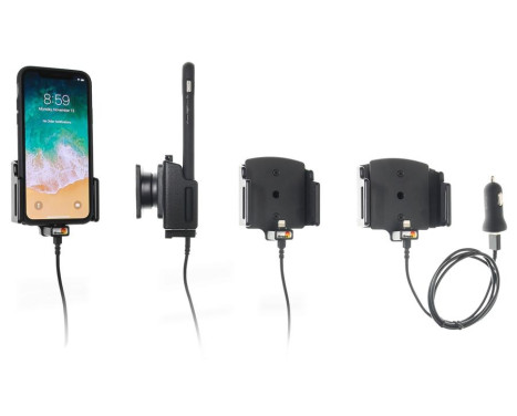 Apple iPhone X / Xs / 11 Active adjustable holder with 12V USB plug