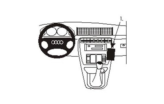 ProClip - Audi A4/ S4/ 1995-1999 Angled mount