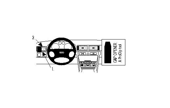 ProClip - Audi A6 / S6 1998-2003 Left mount