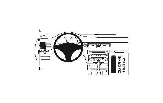 ProClip - BMW 3-Series /E90/E91/E92/E93 2005-2012 Left mount