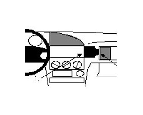 ProClip - BMW 316-328 E36 1991-1998 Angled mount