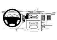 ProClip - Dodge Ram Pick Up 1500/2500/3500 2002-2005 Center mount