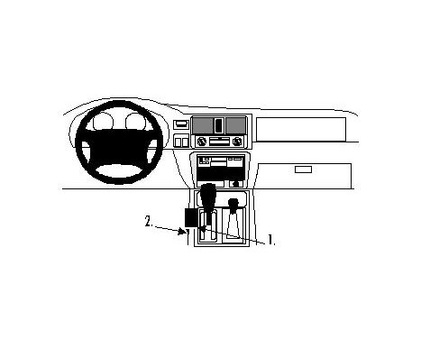 ProClip - Honda Passport - Isuzu Rodeo Console mount