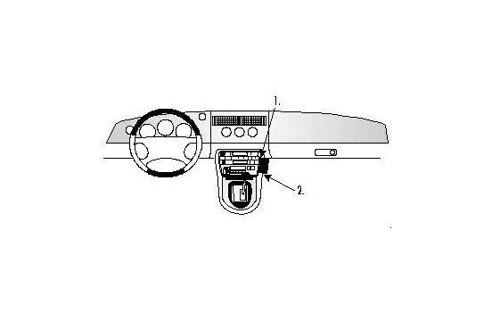 ProClip - Jaguar XK8 1997-2006 Angled mount