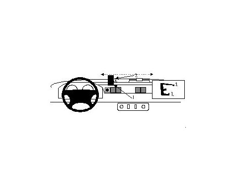 ProClip - Land Rover Defender 1998-2006 Center mount