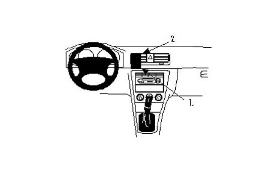 ProClip - Skoda Octavia I 1999-2006 Center mount