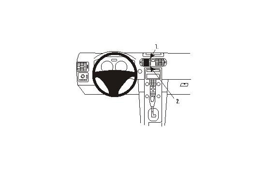 ProClip - Volvo C30/ C70/ S40/ V50 Center mount, Image 5