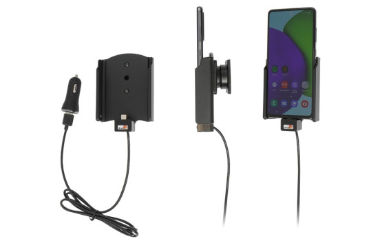 Samsung Galaxy A52 Active holder with 12V USB plug.