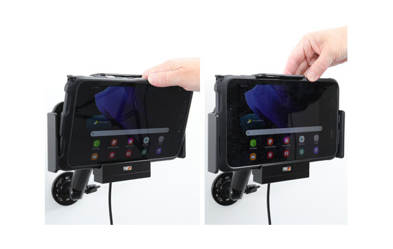 Samsung Galaxy Tab Active2 SM-T390 / Samsung Galaxy Tab Active3 SM-T575 holder with 12/24V charger, Image 5