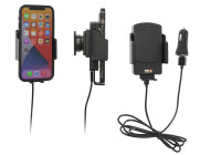 Universal adjustable Qi holder/charger 61-83/6-11mm USB sig.plug