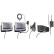 TomTom One XL 30 series version 2 Active holder with fixed power supply