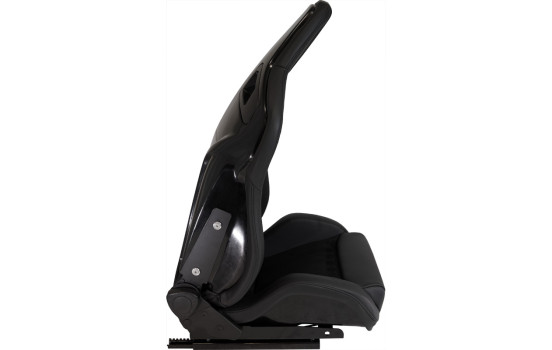 AutoStyle Sports Seat 'NK Premium' - Black Suede + Black Artificial Leather - Double-sided adjustable polyester, Image 6