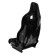 NK Premium Sports Seat - Black Suede + Gray Mesh Fabric - Double-sided Adjustable Backrest, Thumbnail 2