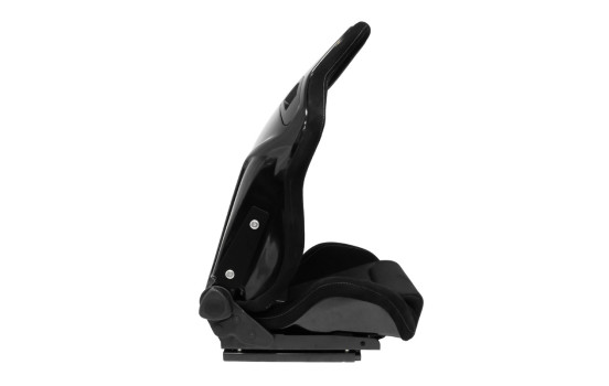 NK Premium Sports Seat - Black Suede + Gray Mesh Fabric - Double-sided Adjustable Backrest, Image 6