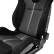 NK Premium Sports Seat - Black Suede + Gray Mesh Fabric - Double-sided Adjustable Backrest, Thumbnail 7
