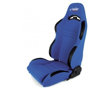 Simoni Racing Sport seat Jenson - Black / Blue - File régable (recto-verso) - Incl. Slides