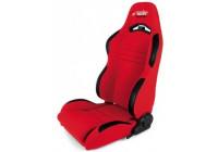 Simoni Racing Sport seat Jenson - Black / Red - File régable (recto-verso) - Incl. Slides