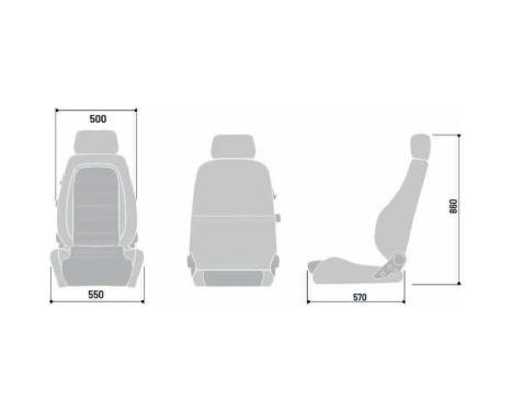 Sparco Sport Seat GT (Retro) Black Artificial Leather/Microfiber (Adjustable), Image 6