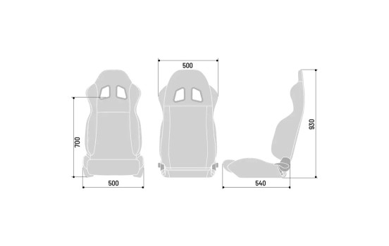 Sparco Sports seat R100 MY22 Black/Blue (adjustable), Image 2