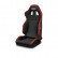 Sparco Sports seat R100 MY22 Black/Red (Adjustable)