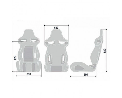 Sparco Sports seat R333 Black (Adjustable), Image 2