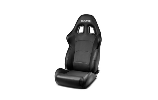 Sparco Sports Seat R500 Torino - Black Leatherette - Adjustable