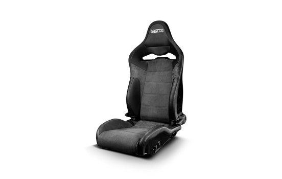 Sparco Sports seat SP-R Black Artificial leather/Microfiber (Adjustable polyester backrest)
