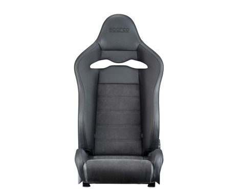 Sparco Sports seat SPX Black Leather/Alcantara (Left side adjustable Carbon backrest), Image 2