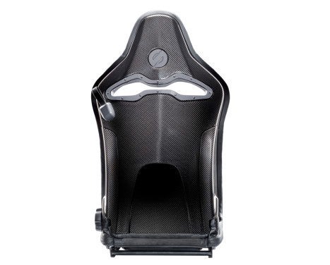 Sparco Sports seat SPX Black Leather/Alcantara (Left side adjustable Carbon backrest), Image 4