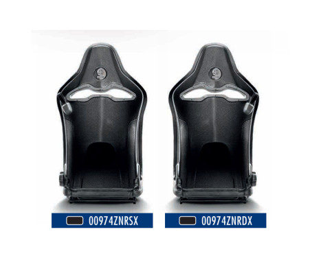 Sparco Sports seat SPX Black Leather/Alcantara (Left side adjustable Carbon backrest), Image 6