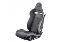 Sparco Sports seat SPX Black Leather/Alcantara (Right side adjustable Carbon backrest)