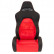 Sport seat 'Eco Soft' - Black / Red - Double-sided adjustable back - Incl. Slides, Thumbnail 3