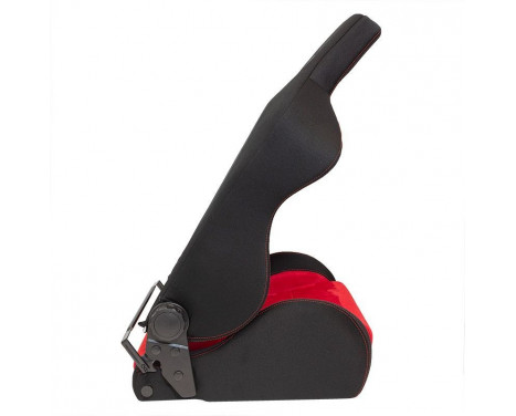 Sport seat 'Eco Soft' - Black / Red - Double-sided adjustable back - Incl. Slides, Image 4