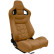 Sports chair 'GK' - Beige Artificial Leather - Double-sided adjustable backrest - incl. slides