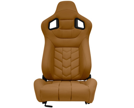 Sports chair 'GK' - Beige Artificial Leather - Double-sided adjustable backrest - incl. slides, Image 3